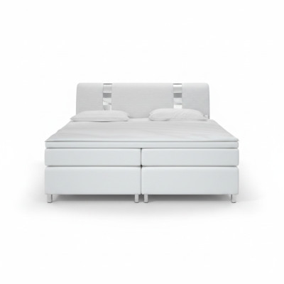 Box spring bed Box Hotel bed with visco & mattress leather bed beds double bed