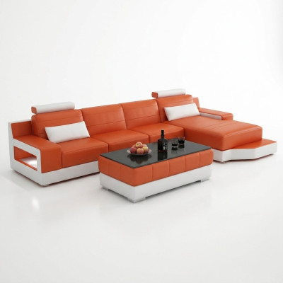 Sectional sofa textile fabric leather upholstery sofas sofa couch set living landscape ULM