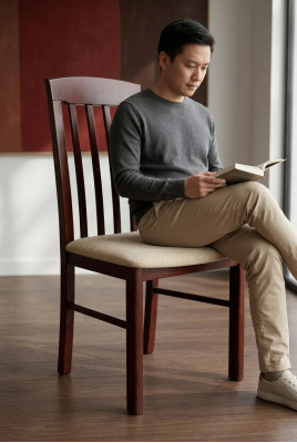 Solid wood chair, dining chair, designer leather chair, chairs, dining chairs K05