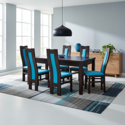 Dining table + 6 chairs dining room set dining group group table table tables Z31