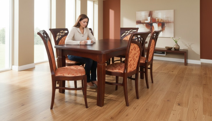 Dining table + 6 chairs dining room set dining group group table table tables new