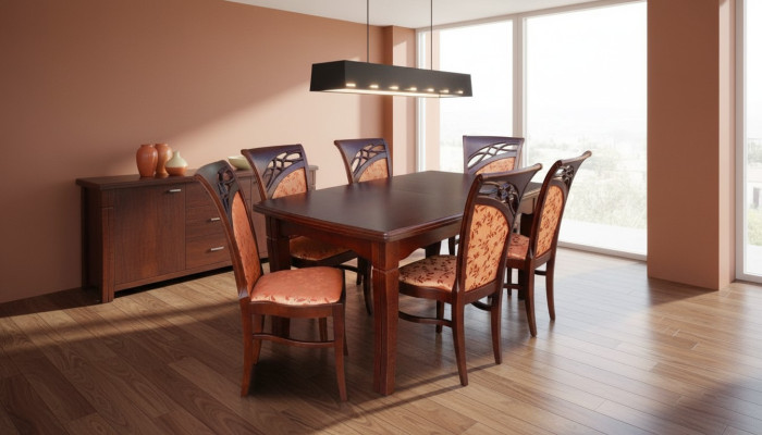 Dining table + 6 chairs dining room set dining group group table table tables new