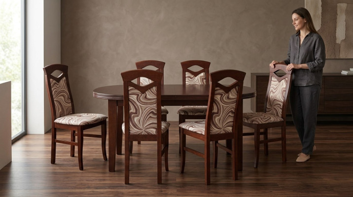 Dining table + 6 chairs dining room set dining group group table table tables
