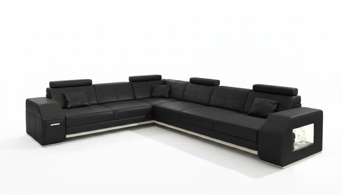 Leather sofa couch suite 3+2+1 seater set design modern sofa