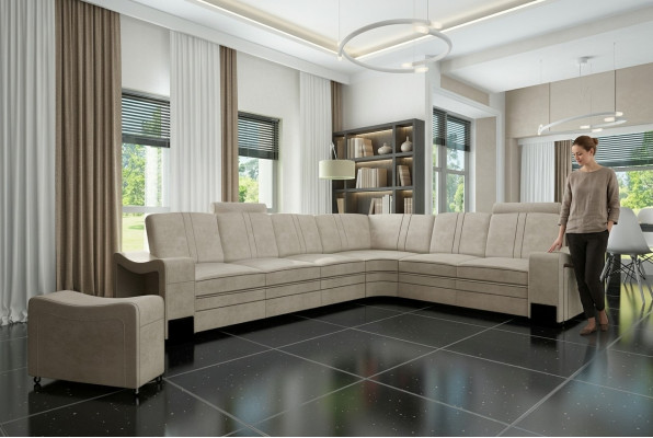 Fabric couch textile upholstery sectional couch sofa corner sofa living landscape