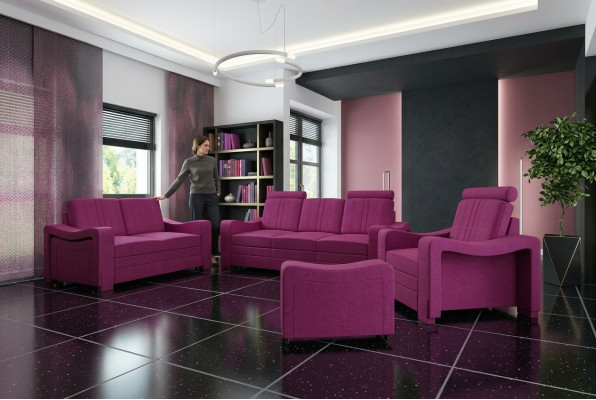Upholstered Fabric Sofa Set Couch Sofa Suite Fabric Sofa 3+2+1 Living Room Set
