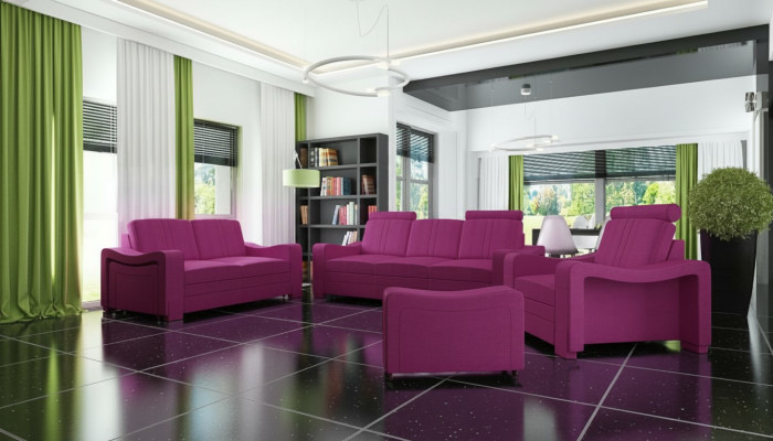 Upholstered Fabric Sofa Set Couch Sofa Suite Fabric Sofa 3+2+1 Living Room Set