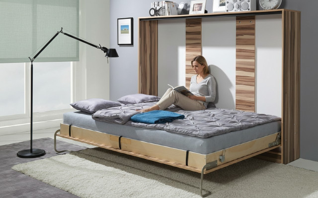 Bed, Murphy bed, bed cabinet, wardrobe, beds, dressers, fold-out bed, new