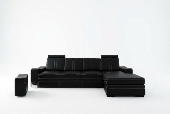 LEATHER SOFA LIVING LANDSCAPE CORNER SOFA NEW SUITE SOFA XXL LEATHER COUCH LEATHER CORNER SOFA!
