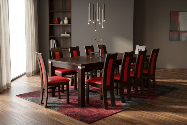 Dining table + 10x chairs chair dining room set dining group modern table tables new