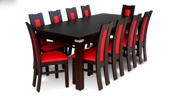 Dining table + 10x chairs chair dining room set dining group modern table tables new