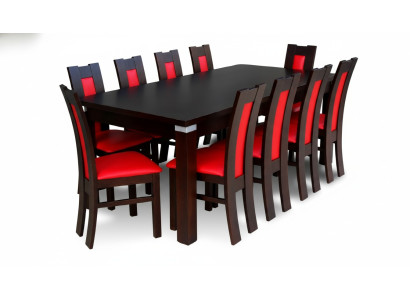 Dining table + 10x chairs chair dining room set dining group modern table tables new