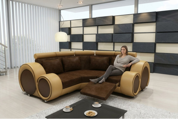 Modular sofa, couch, upholstered living area, fabric corner sofas, suite, cloth BER-X