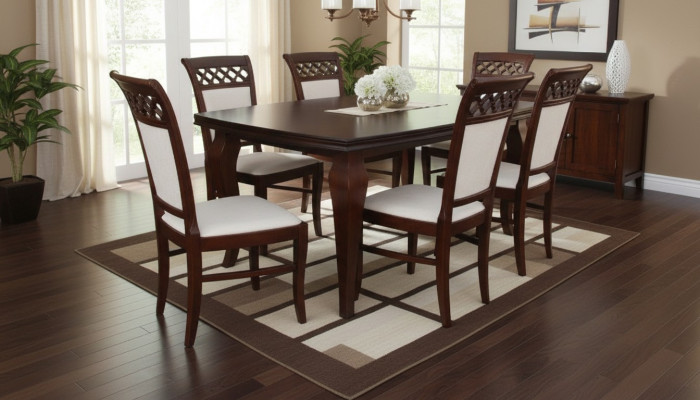 Dining table + 6 chairs dining room set dining group classic table tables
