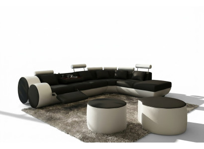 Corner sofa, sofa, couch, upholstery, living area, leather corner sofas, set, sofas Madrid