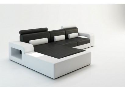 LEATHER *MOD H2209 BETA* CORNER SOFA SET LEATHER COUCH NEW SOFA SET CORNER SOFA