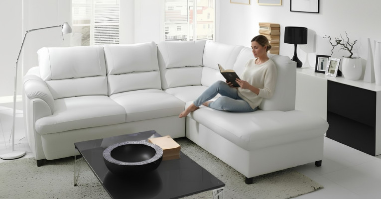 Corner sofa, corner choice, leather, fabric, box & bed, upholstery, textile, couch, sofa, corner set.