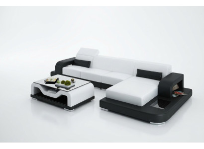 Leather sofa couch living landscape corner sofa corner set design modern sofa