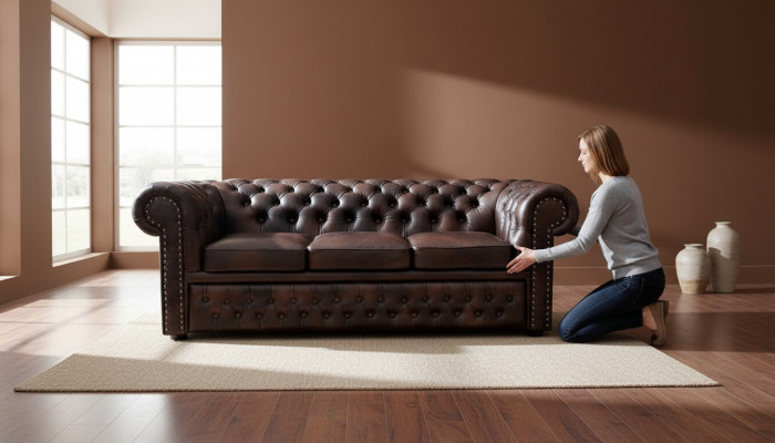 Chesterfield Sofa Couch Leather Sofa Upholstery Suite Leicester Living Room Couches New