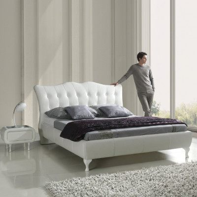 Chesterfield Bed Upholstered Bed Luxury Double Bedroom Design Bed Beds New