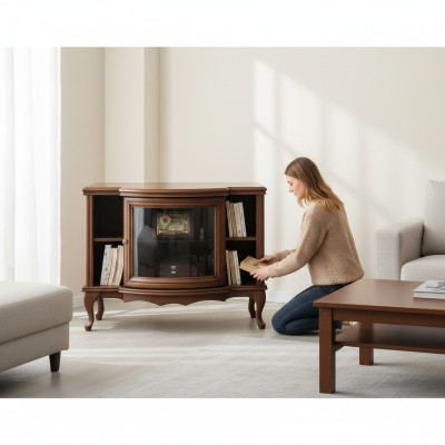 Classic Antique Style TV Sideboard RTV Television Cabinet Model WRTVM