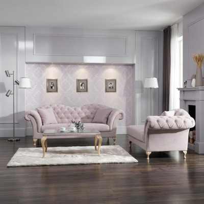 Chesterfield Sofa Set Sofa Upholstery Set Chaise Lounge Classical Style Couch