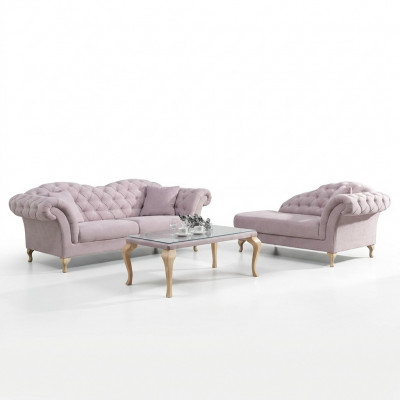 Chesterfield Sofa Set Sofa Upholstery Set Chaise Lounge Classical Style Couch