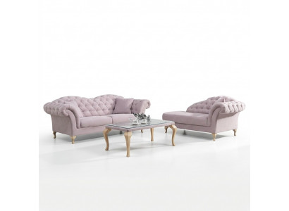 Chesterfield Sofa Set Sofa Upholstery Set Chaise Lounge Classical Style Couch