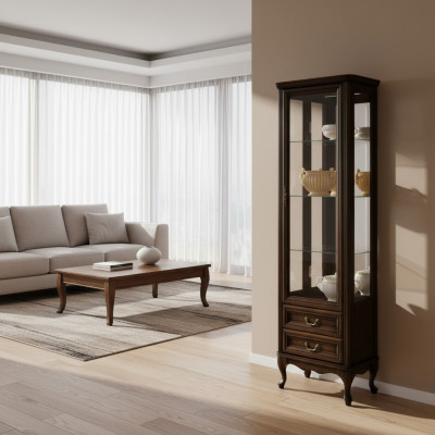 Classic Display Cabinet Italian Furniture Showcase Cabinet Displays New W-1/2