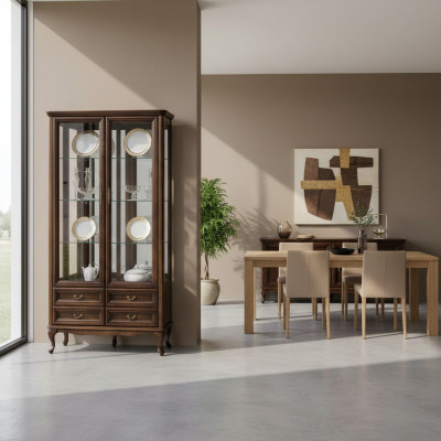 Classic display cabinet Italian furniture display cabinet showcases new W-W2
