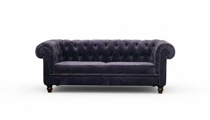 Noble designer Chesterfield sofa upholstery couch seat fabric textile set velvet