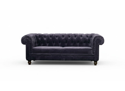 Noble designer Chesterfield sofa upholstery couch seat fabric textile set velvet