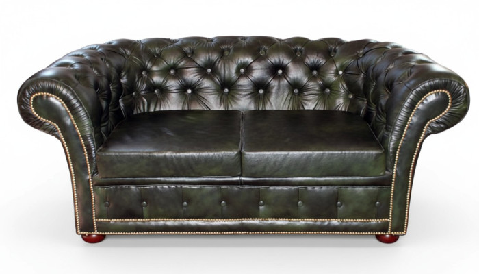 Chesterfield Couch Sofa Set 3-Seater Upholstery Leather Sofas New LEICESTERII