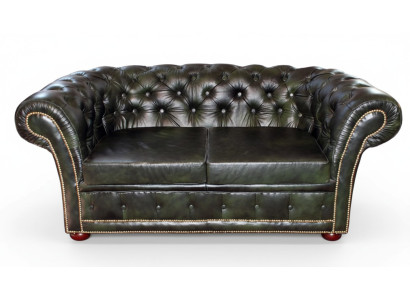 Chesterfield Couch Sofa Set 3-Seater Upholstery Leather Sofas New LEICESTERII