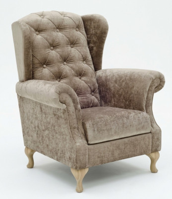 Armchair Couch Sofa Recliner Lounge Upholstery Wing Chair Paris Lux