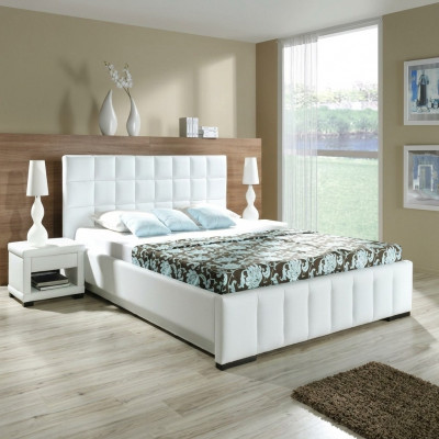 A luxurious designer bed in an elegant contemporary style of the highest quality