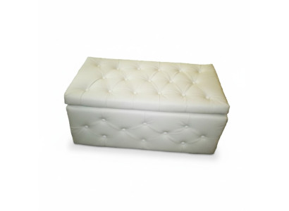 Chesterfield ottoman side stool ottoman couch leather fabric textile CHESTER17