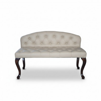 Chesterfield Bank Chaise Sofa Couch 3 Seat Club Lounge Chaise Lounge Ottoman New