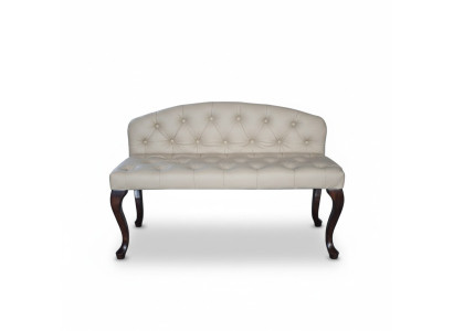 Chesterfield Bank Chaise Sofa Couch 3 Seat Club Lounge Chaise Lounge Ottoman New
