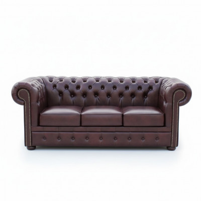 Chesterfield Sofa Couch Upholstery 3 Seat Classic Couch Set New