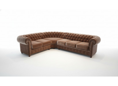 Chesterfield corner sofa set corner sectional upholstered seat sofa set new