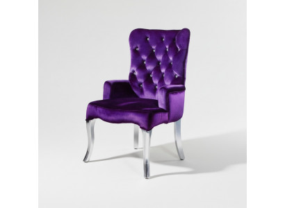 Designer armchair velvet sofa lounge club sofa with crystal stones chair chairs new