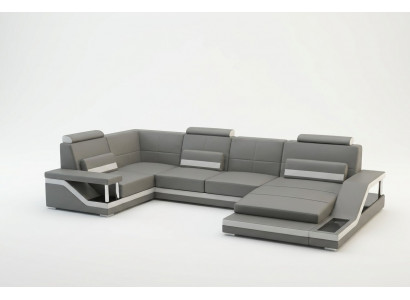 Living area sofa upholstered couch corner corner sofa set textile fabric leather sofas