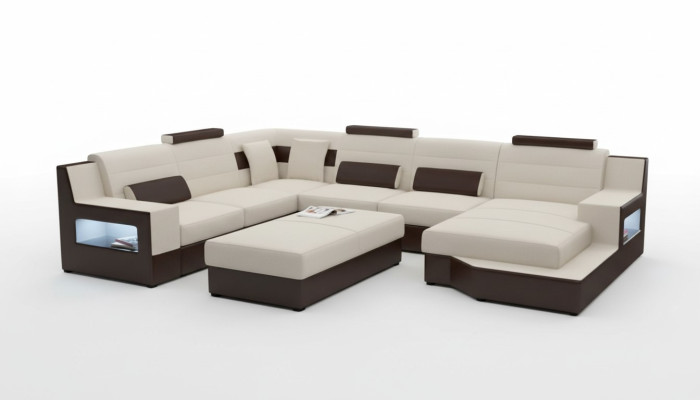 Living landscape corner sofa sofa couch upholstery set leather sofa sofa bed