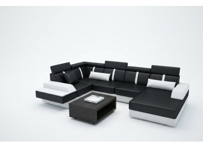 Designer living area corner couch sofa upholstered suite leather sofa sofas new.