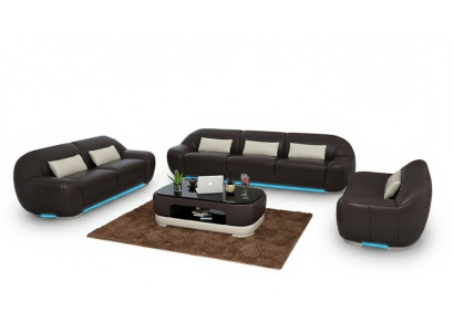 Leather sofa couch sectional corner sofa set design decor modern sofa