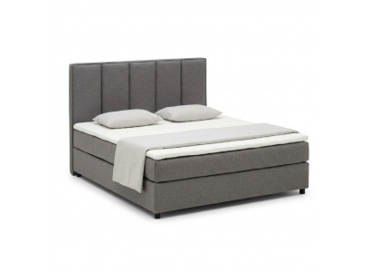 Continental box spring bed beds upholstered high double leather textile bed