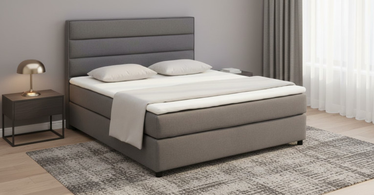 Continental textile bed box spring bed beds upholstery high double leather