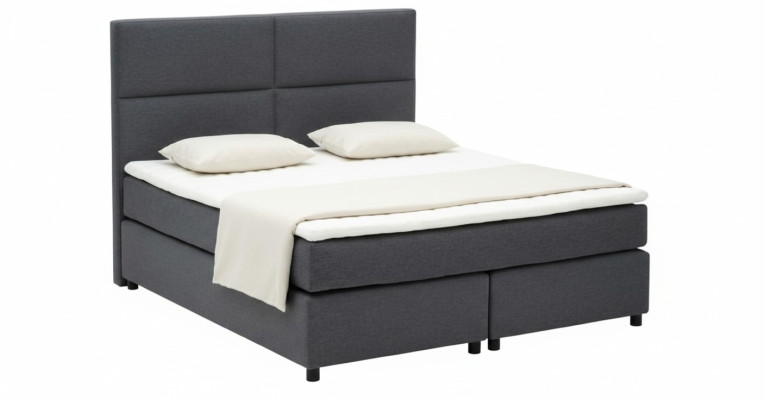 Continental box spring bed beds textile bed upholstery high double leather