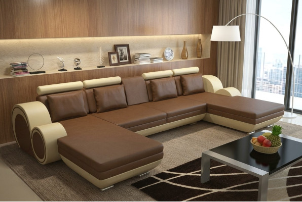 Sectional couch sofa upholstery seating corner corner sectional suite BERLIN